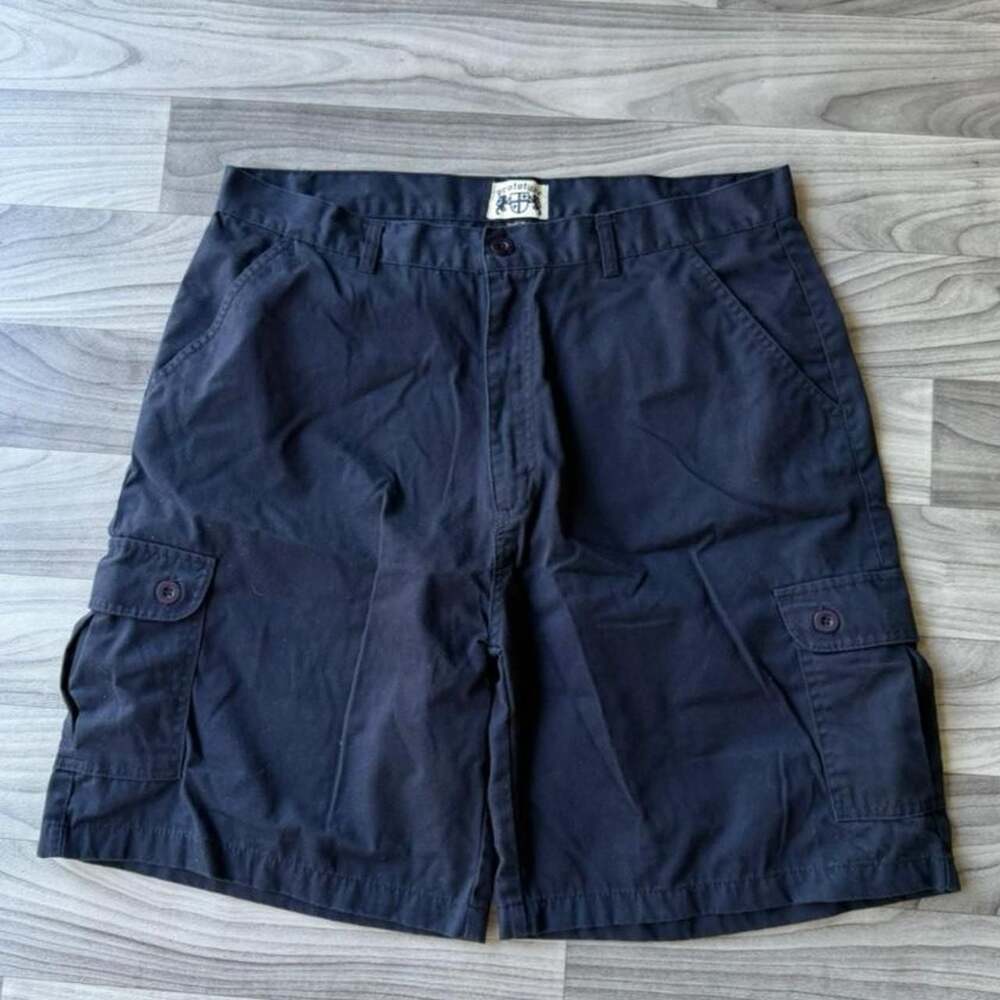 Prototype Vintage Y2K Navy Cargo Shorts
